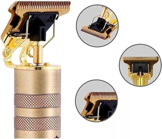 Máquina Corte Cabelo Barba Acabamento Recarregável Detalhe Sem Fio - Amerloja