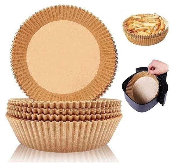 50 Unidades Forros De Papel Descartáveis Para Air Fryer Amer - Amerloja