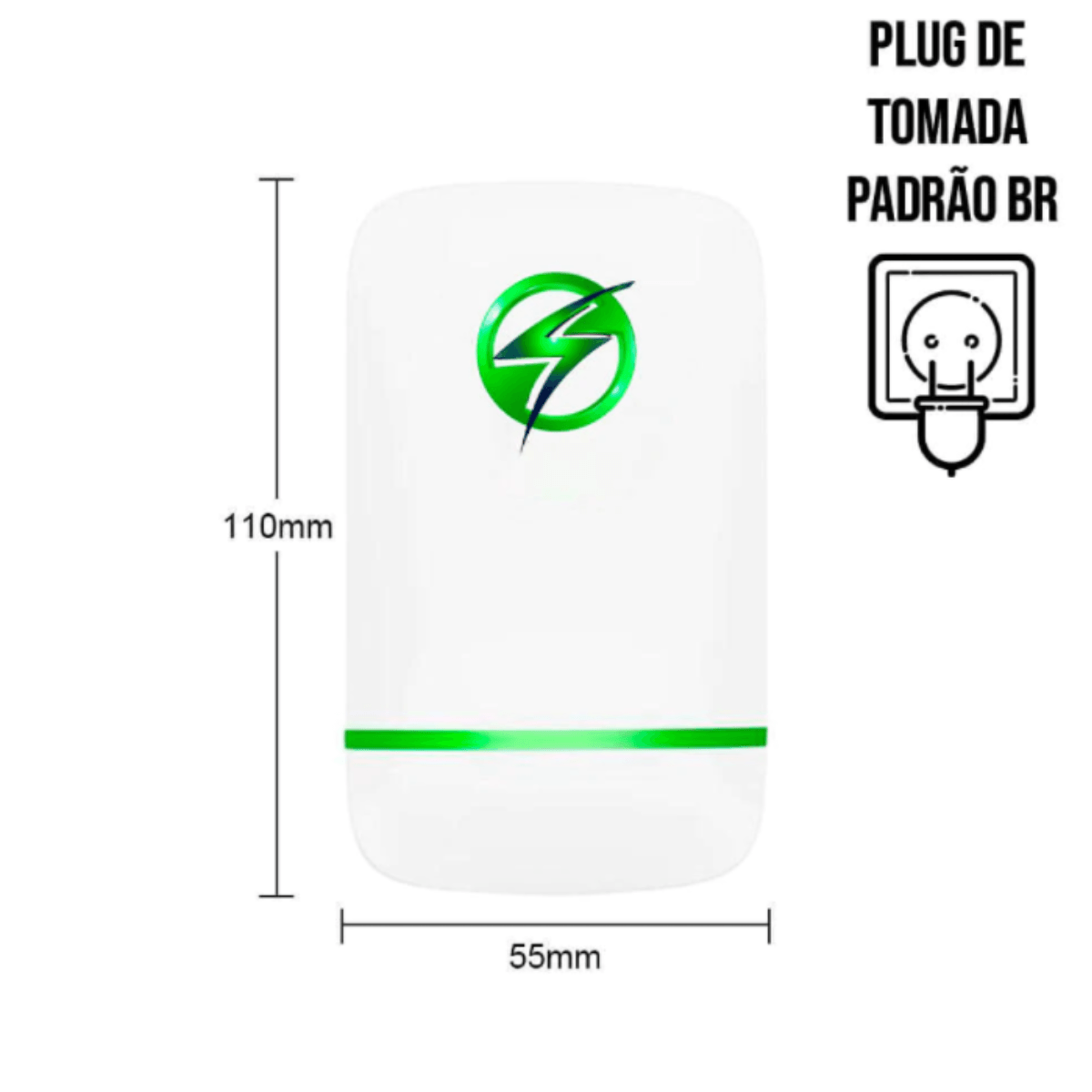 Economizador de Energia Elétrica Com Estabilizador de Tensão Bi-volt - Amerloja