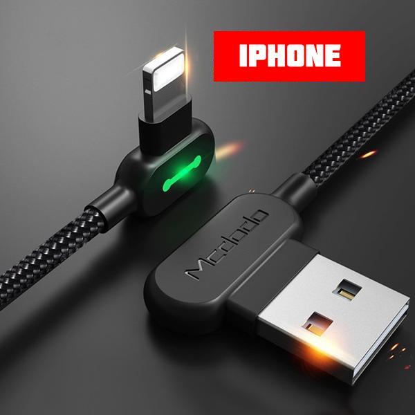 Carregador para iPhone - USB C - Micro-USB | Cabo Titã™ - Amerloja