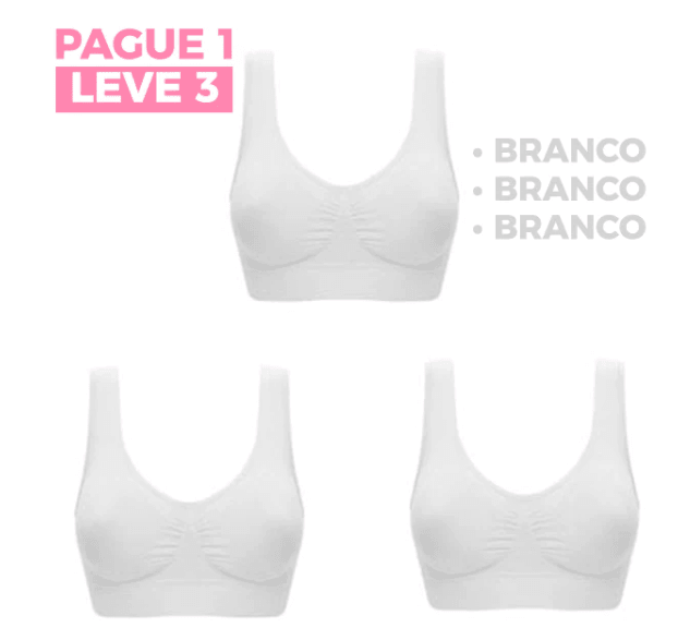Sutiã Amer Comfort Compre 1 Leve 3 - Amerloja