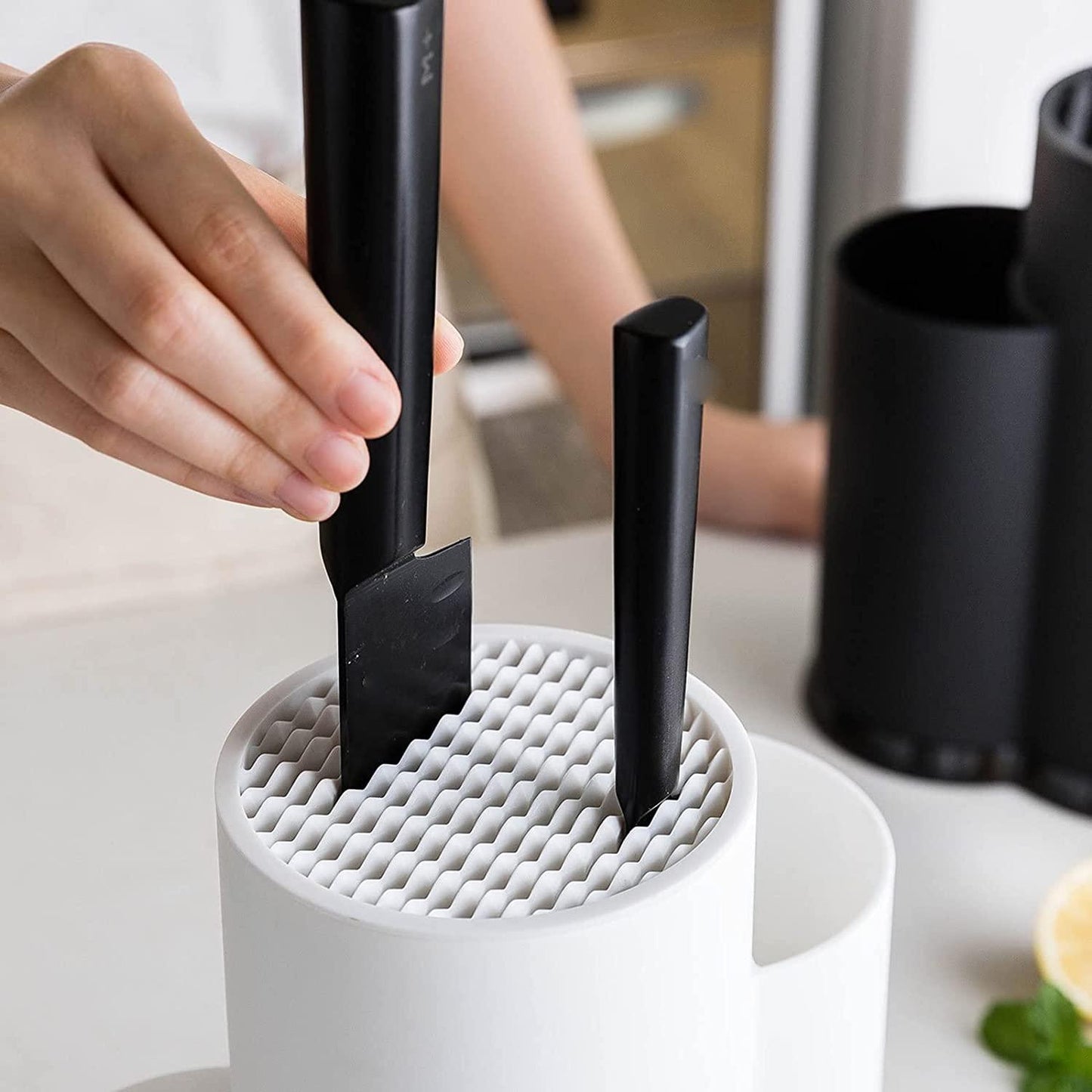 Porta Utensílios e Facas de Cozinha Multifuncional - Amerloja