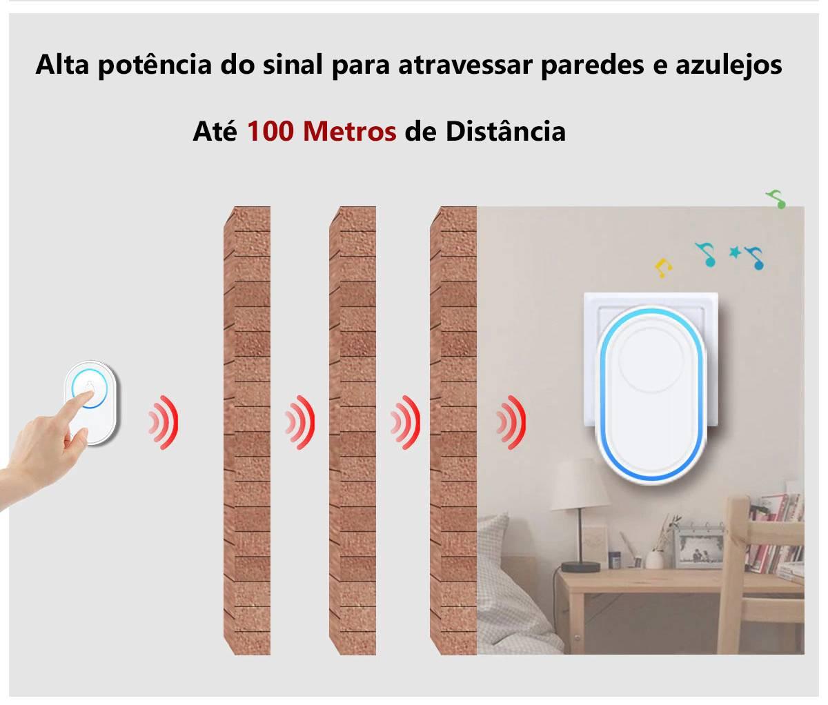 Campainha Sem Fio Inteligente/SoundCampain - Amerloja