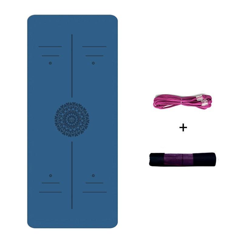 Tapete de Yoga TPE com Linha de Posição. - Amerloja