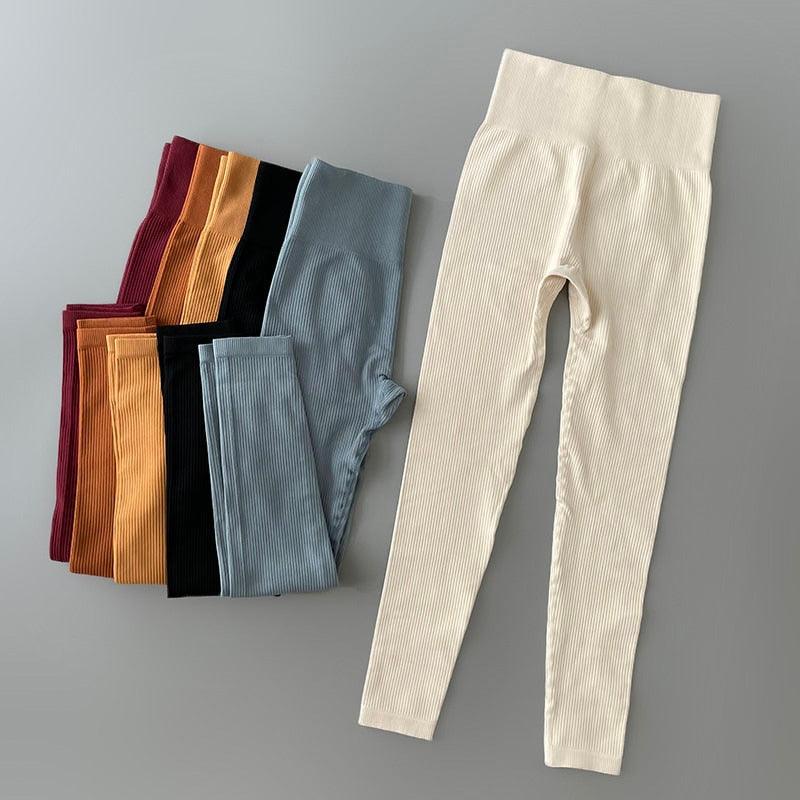 Calça Legging Push Up Sem Costura de Academia. - Amerloja