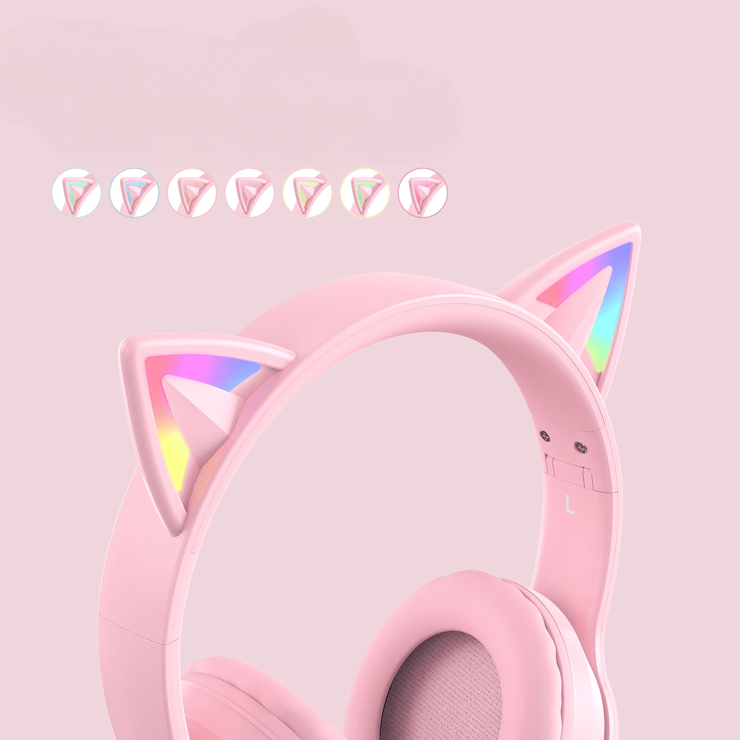 Fone de Ouvido Gatinha RGB Amer - Amerloja