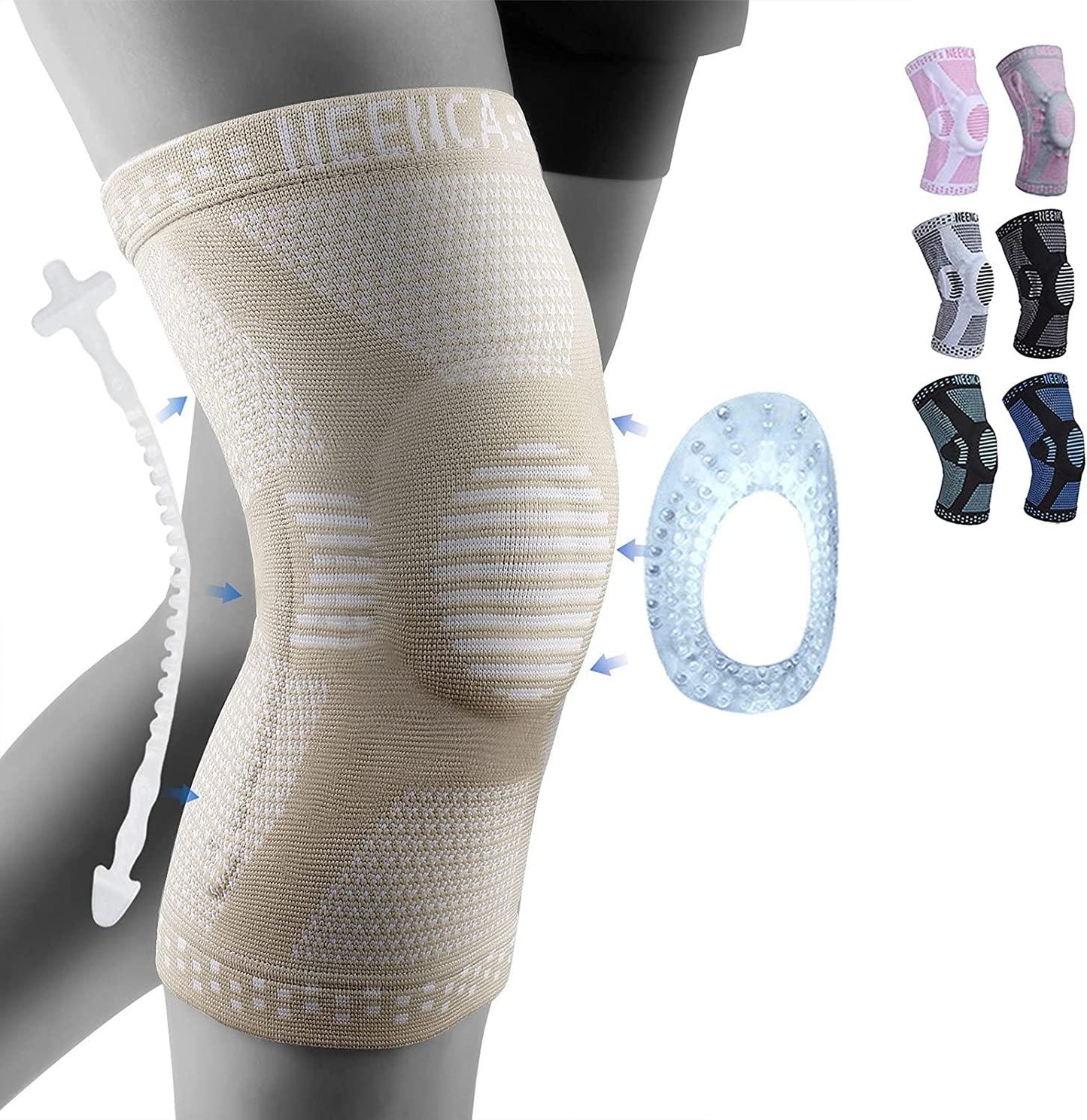 NEENCA de compressão suporte para mulher & homem. - Amerloja