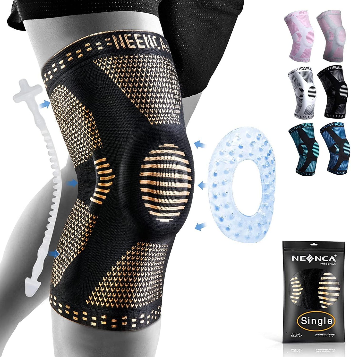 NEENCA de compressão suporte para mulher & homem. - Amerloja