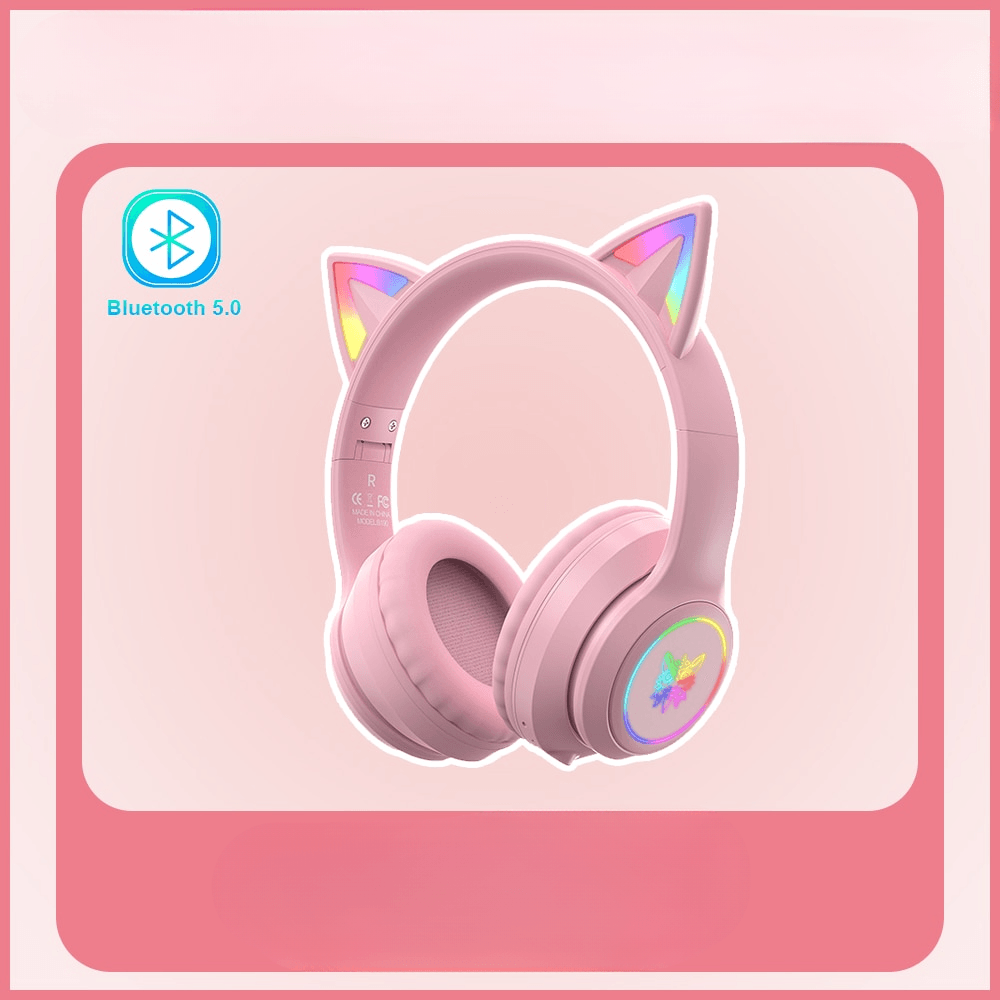 Fone de Ouvido Gatinha RGB Amer - Amerloja