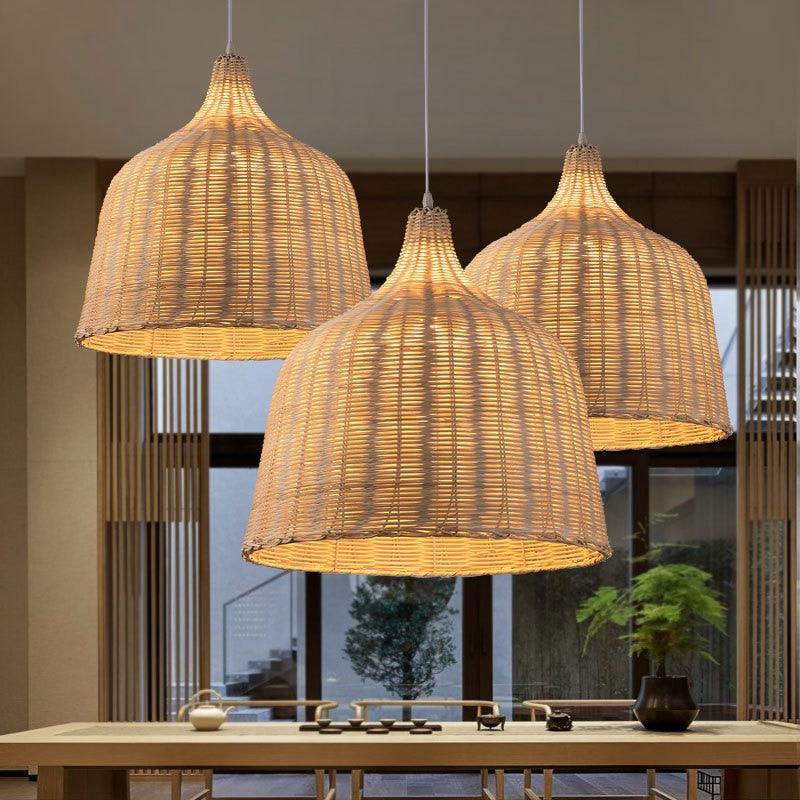Luminária de Bambu Artesanal Para Casa - Amerloja