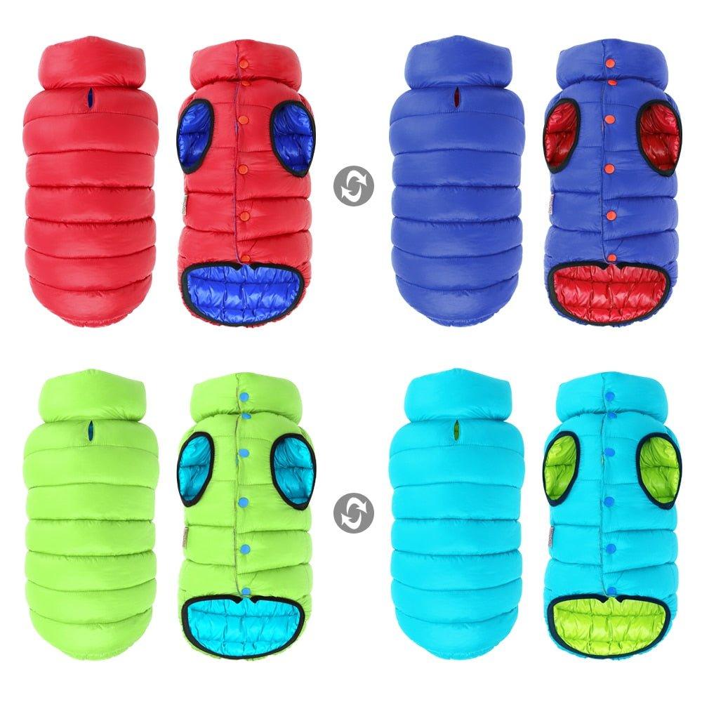 Colete Pet Alby™ Dupla-Face 3 Camadas | Roupa Para Cachorro - Amerloja