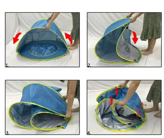Barraca Bebê com Proteção UV - Tenda Kids - Amerloja