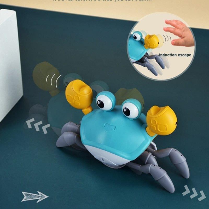 Caranguejo Fujão™ - Brinquedo Interativo Rastejante - TECA - Amerloja