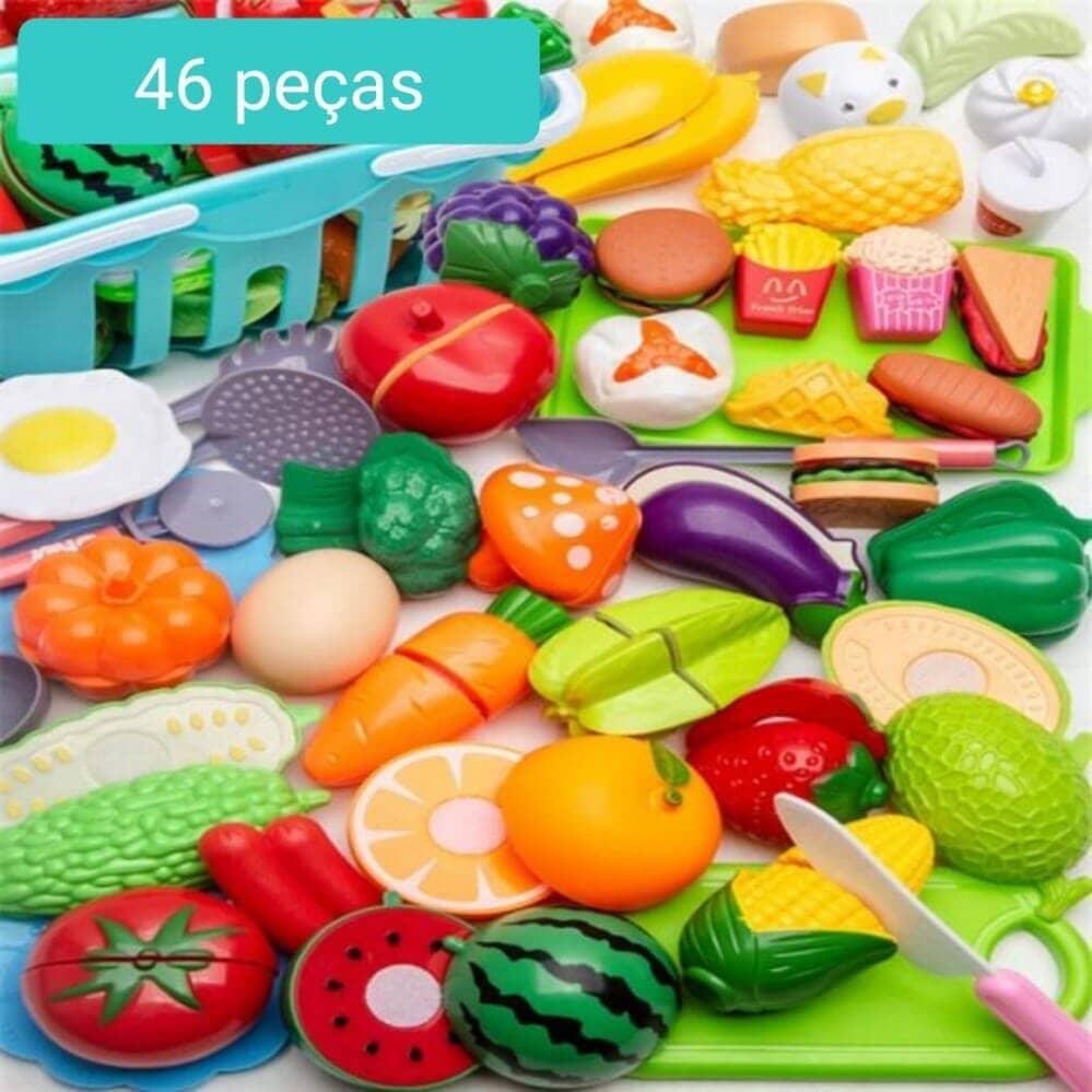 Conjunto de Comidas - Brinquedo de comidinhas divertidas para sua criança - Amerloja