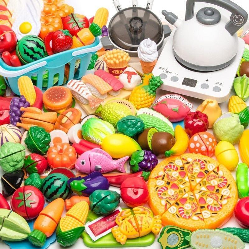 Conjunto de Comidas - Brinquedo de comidinhas divertidas para sua criança - Amerloja