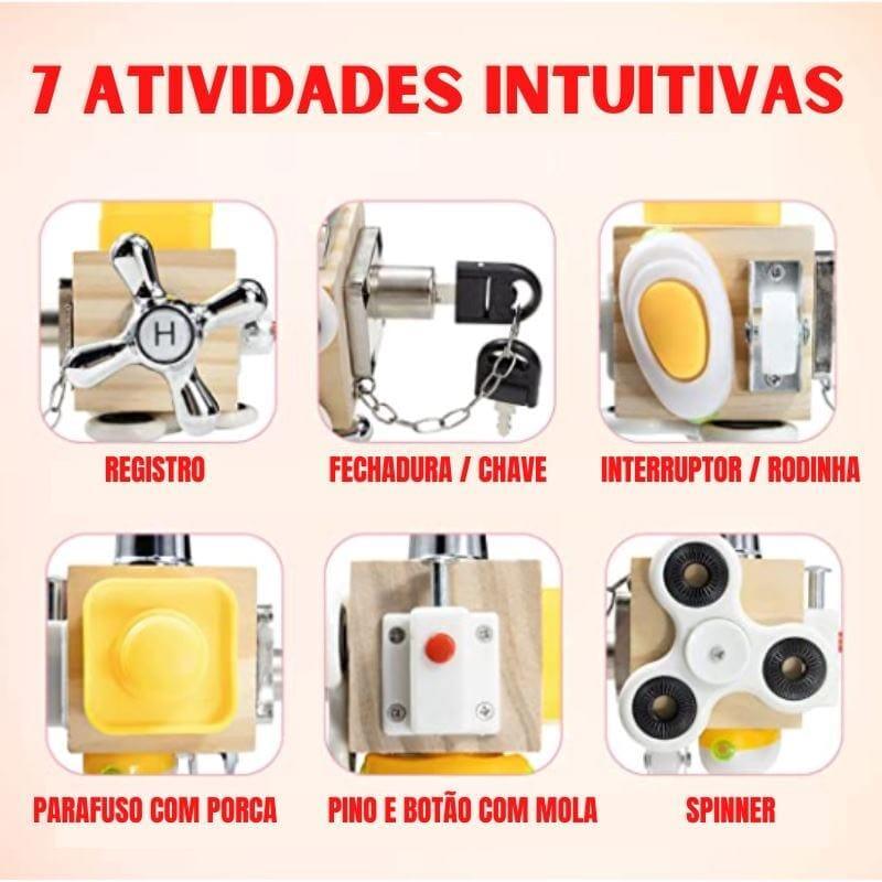 Brinquedo Sensorial Fidget Montessori - Amerloja