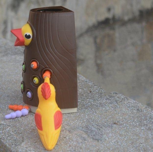 Brinquedo Pega Minhocas - Pica-Pau - Amerloja